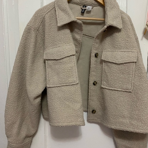 H&M Jackets & Blazers - H&M crop coat X-Large